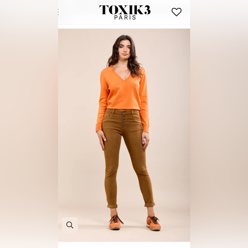 Toxik3 Tan Suede like Women Pants